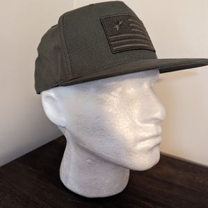 DC Snapback hat with flag patch